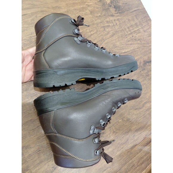 LL Bean Cresta Gore-Tex Brown Leather Hiking Boots Vibram Mens 9.5M main image 11